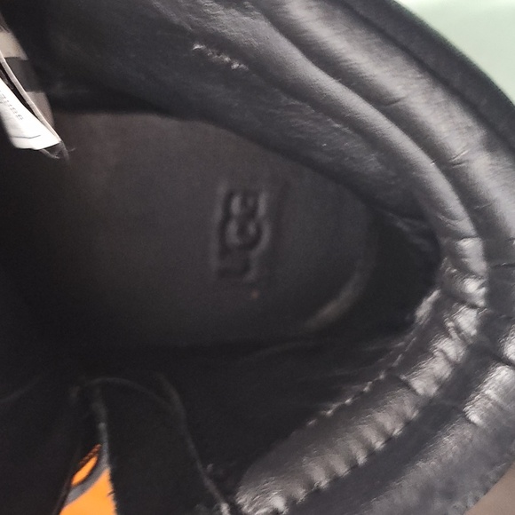 UGG Olli High Top Sneakers Women’s Size 8.5 Black Leather Casual Street Style - Picture 16 of 16